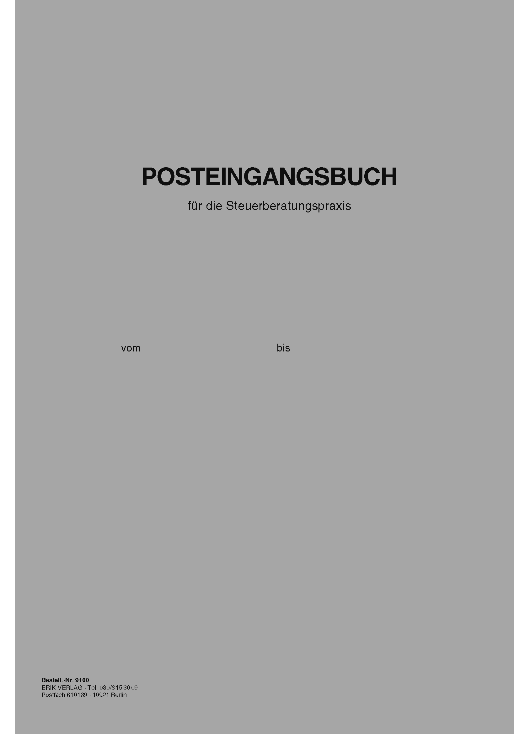 Posteingangsbuch
