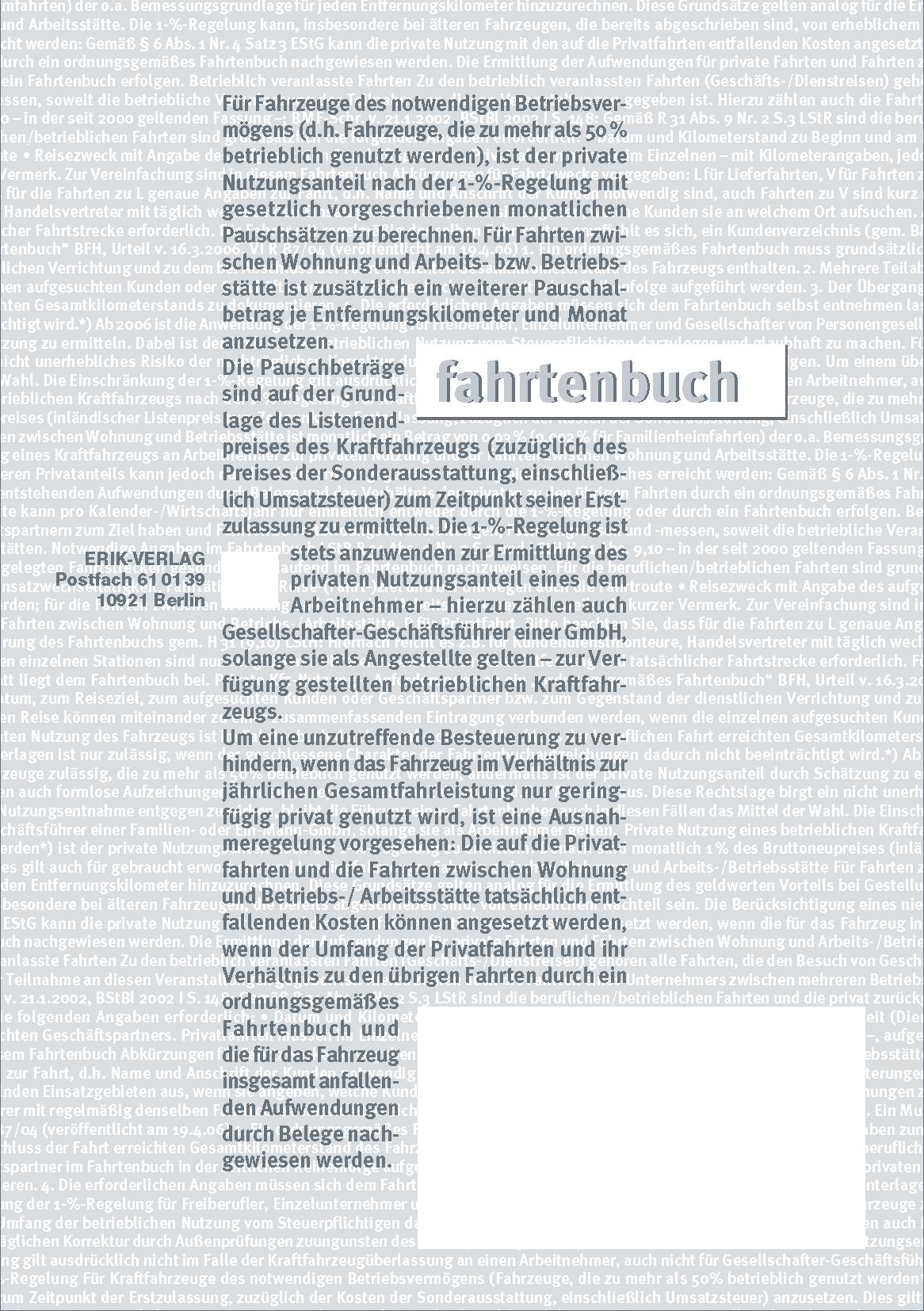 Fahrtenbuch