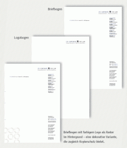 Briefbogen für Steuerberater Briefbogengestaltung Corporate Design